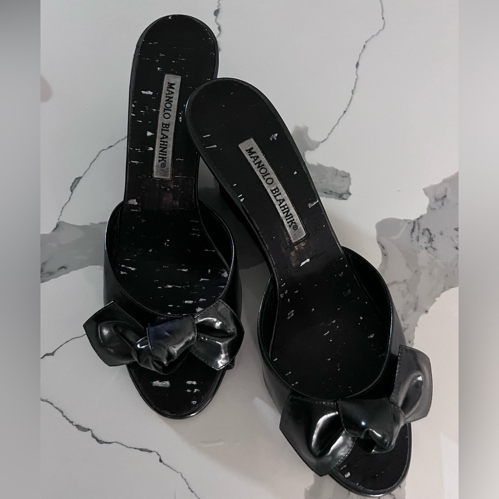 Manolo Blahnik slides